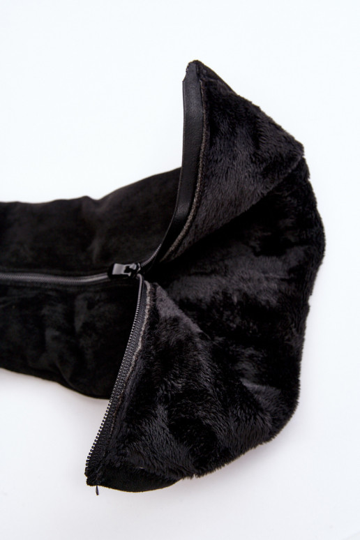 dameslaarzen van suède met platform S.Barski HY53-8 zInart dameslaarzen van suède met platform S.Barski HY53-8 zInart