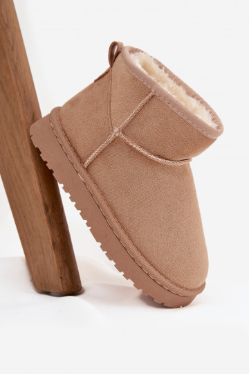 SneeuIn laarzen Kinderen Jeugd opInarmen met bont erin beige Mireya