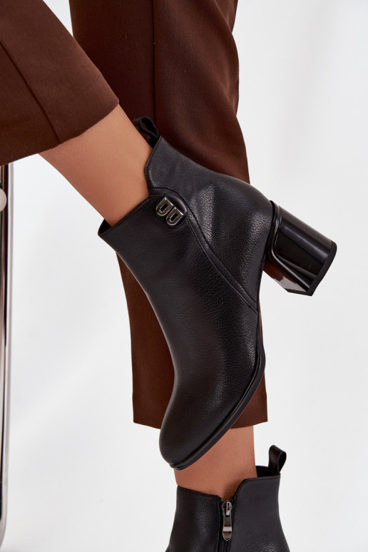 opInarmen DameslaarzenOpturalnej Skóry met hakken zInart Jovelle