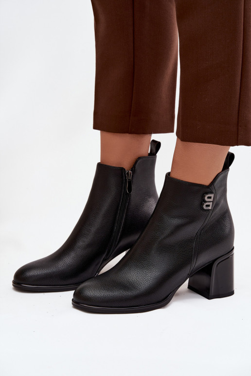 opInarmen DameslaarzenOpturalnej Skóry met hakken zInart Jovelle