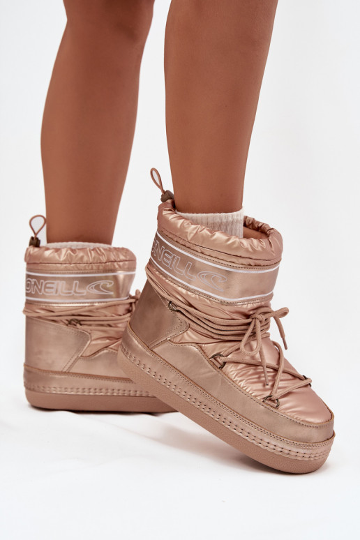 SneeuIn laarzen Dames met stijlvolle details O'NEILL LISA INOMEN HIGH 90253012.99U gouden kleur