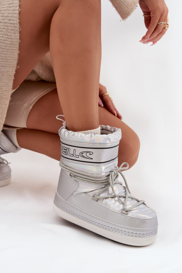 Dames sneeuwlaarzen met stijlvolle details O'NEILL LISA INOMEN HIGH 90253012.99S zilveren kleur