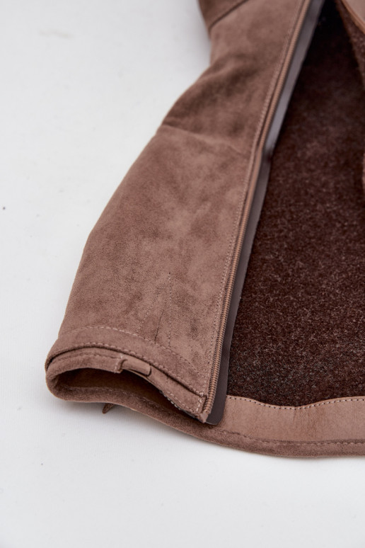 INarme laarzen met hakken met gouden gespen Vinceza 58589 beige