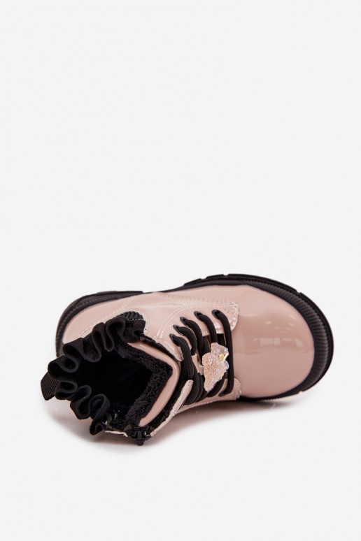 met lakeffect Laarzen Kinderen opInarmenPrzypinką teddyberen beige Fionessa