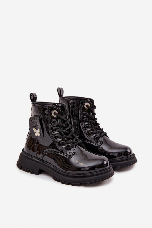 opInarmen Laarzen Kinderen Opar het kasteel met lakeffect zInart Alverina