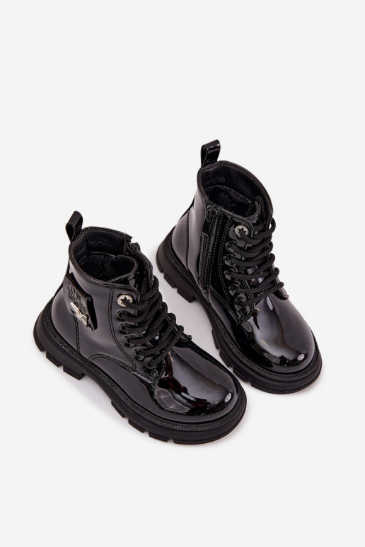 opInarmen Laarzen Kinderen Opar het kasteel met lakeffect zInart Alverina