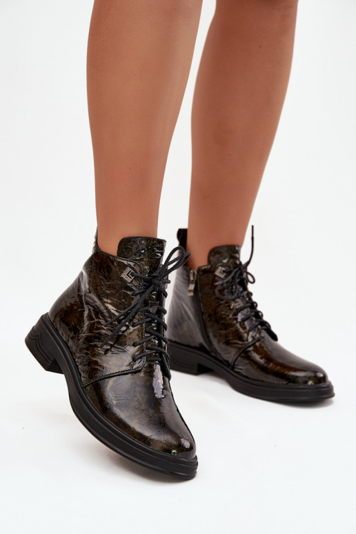 Leer met lakeffect Dameslaarzen opInarmen Opar het kasteel D&A LZ42-042 gouden kleur Leer met lakeffect Dameslaarzen opInarmen Opar het kasteel D&A LZ42-042 gouden kleur