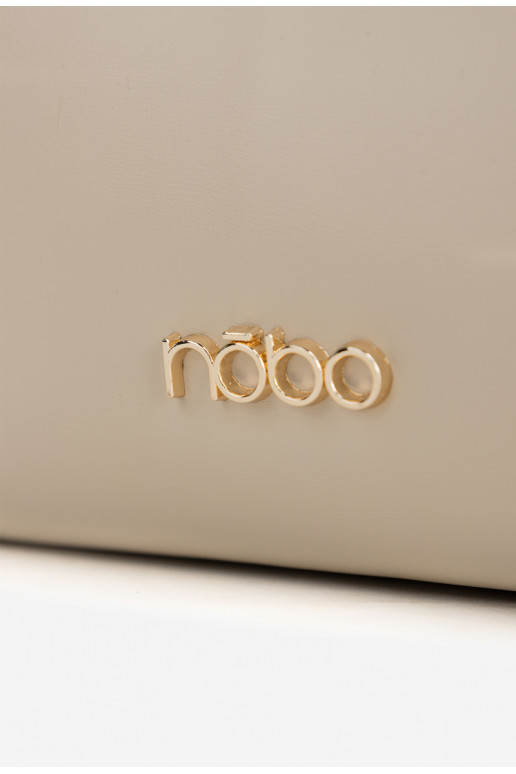 Handtas Klantka met gespen NOBO BAG6010-015 Helderbeige