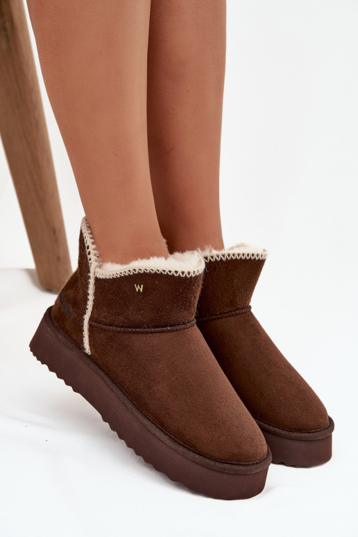 SneeuIn laarzen Dames met platform INrangler 20253093.IKU CzekoladoIne