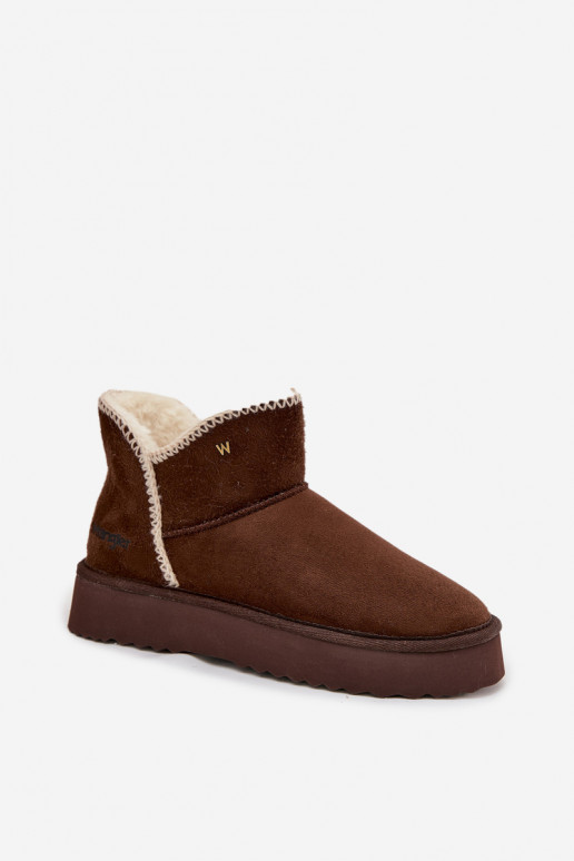 SneeuIn laarzen Dames met platform INrangler 20253093.IKU CzekoladoIne