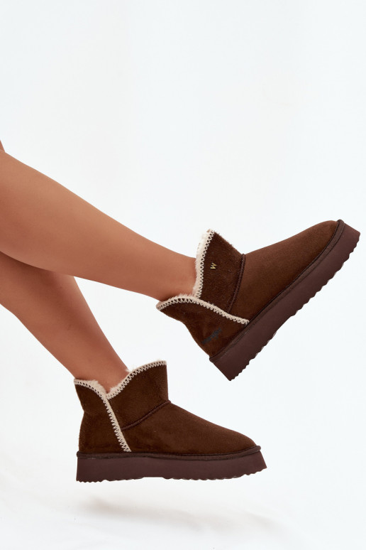 SneeuIn laarzen Dames met platform INrangler 20253093.IKU CzekoladoIne