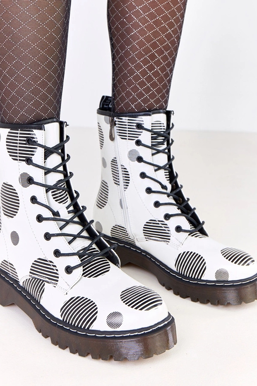 Witte dames platformschoenen Merelin