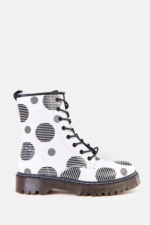 Witte dames platformschoenen Merelin