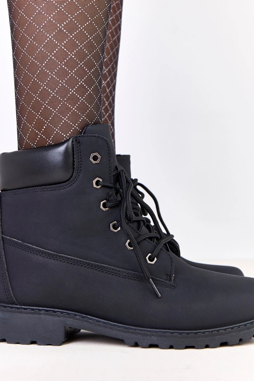 Zwarte warme sneakers voor vrouwen...