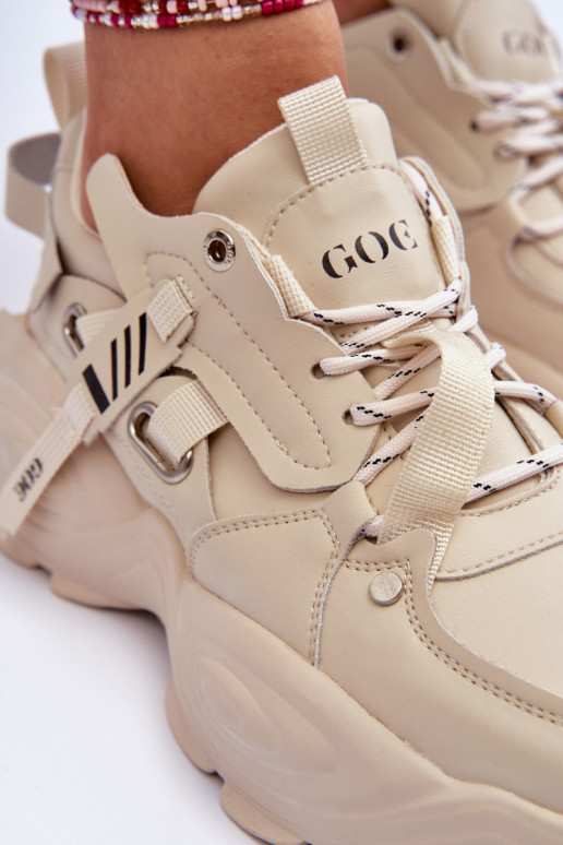 sportschoenen Sneakers model schoenen GOE MM2N4015 beige