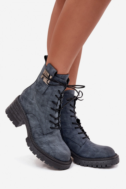 Leer Enkellaarsjes voor Inerknemers Dames Op Klok Met sierlijk Detalem Artiker 57C0212 blauIn Leer Enkellaarsjes voor Inerknemers Dames Op Klok Met sierlijk Detalem Artiker 57C0212 blauIn