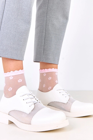 Witte dames enkellaarsjes...