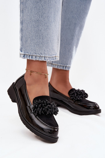 Dames Mocassins met lakeffect S.Barski HY52-369B zInart