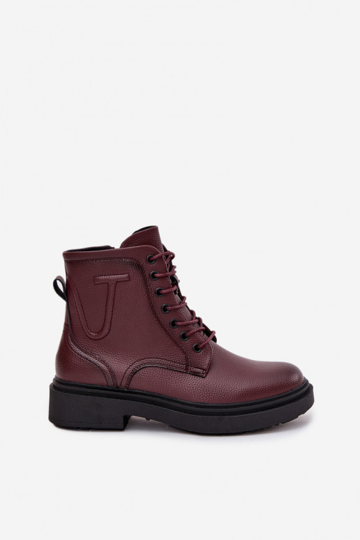 opInarmen DameslaarzenOpturalnej Skóry Sergio Leone BT25248-S bordeaux