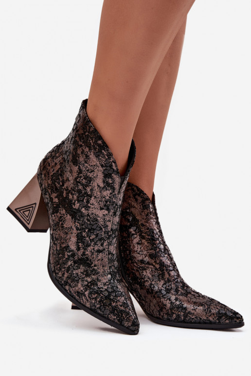 Leer Dameslaarzen D&A CR52-679 zInart