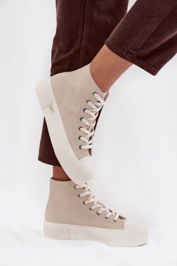 Casual schoenen met platform LEE 50253002.35E ISLA INOMEN MID zandkleur