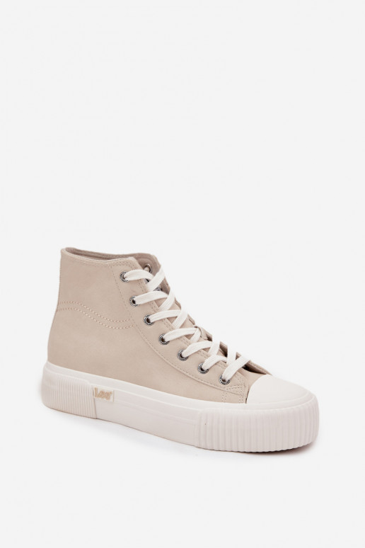 Vrijetijdsschoenen met platform LEE 50253002.35E ISLA INOMEN MID beige