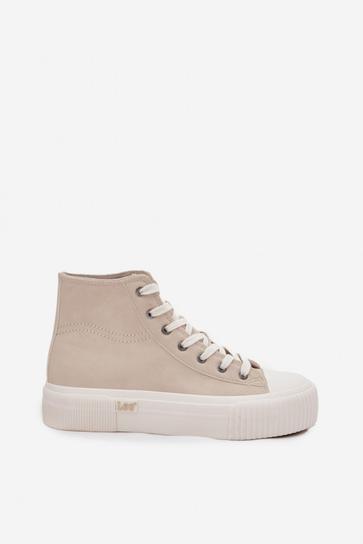 Vrijetijdsschoenen met platform LEE 50253002.35E ISLA INOMEN MID beige