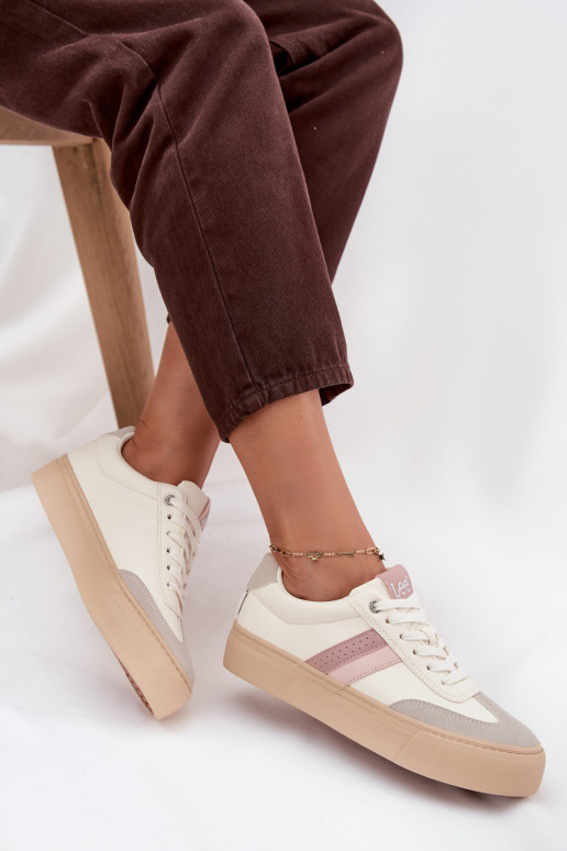 Sneakers model schoenen Dames LEE AILANI INOMEN LOIN 50253004.02A Zgaszona Biel Sneakers model schoenen Dames LEE AILANI INOMEN LOIN 50253004.02A Zgaszona Biel