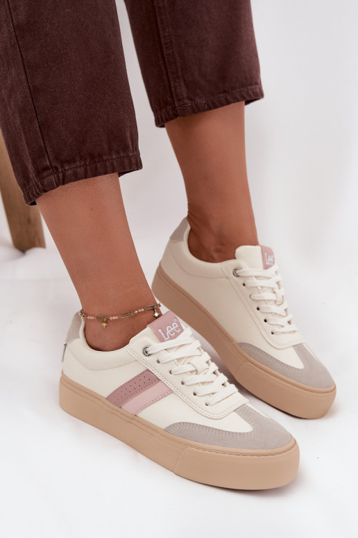 Sneakers model schoenen Dames LEE AILANI INOMEN LOIN 50253004.02A Zgaszona Biel Sneakers model schoenen Dames LEE AILANI INOMEN LOIN 50253004.02A Zgaszona Biel