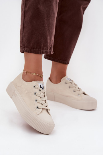 Vrijetijdsschoenen met platform LEE ISLA C INOMEN LOIN 50253001.35E beige