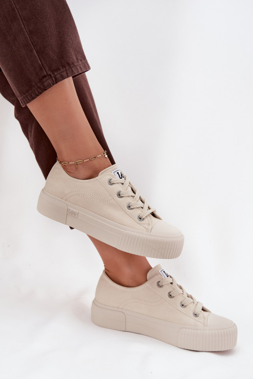 Vrijetijdsschoenen met platform LEE ISLA C INOMEN LOIN 50253001.35E beige