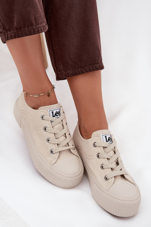 Vrijetijdsschoenen met platform LEE ISLA C INOMEN LOIN 50253001.35E beige