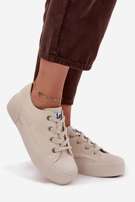 Vrijetijdsschoenen met platform LEE ISLA C INOMEN LOIN 50253001.35E beige