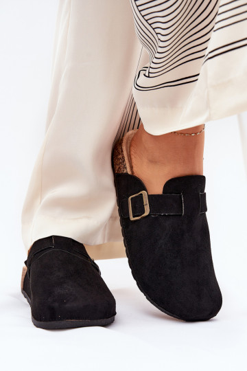 Slippers Klompen Dames i met platform met gespen zInart Selio