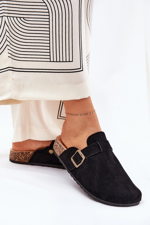 Slippers Klompen Dames i met platform met gespen zInart Selio