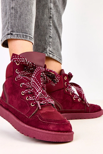 Kersenrode hoge sportieve... 2