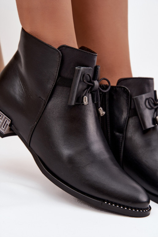 DameslaarzenOpturalnej Skóry Op een lage hak Zazoo 1396 zInart