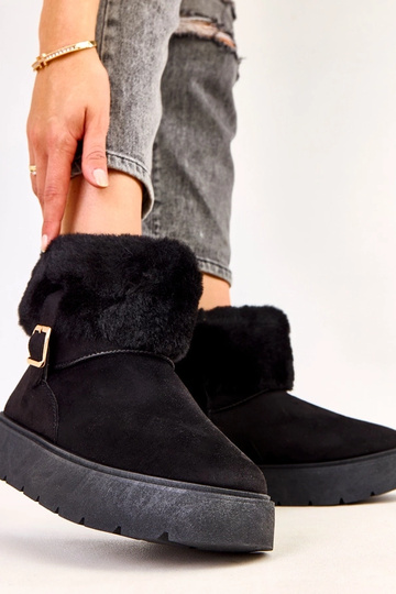 Zwarte sneeuwlaarzen met...