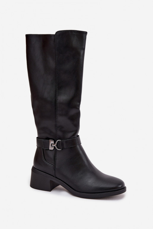 opInarmen dameslaarzen Op Klok met riemen Sergio Leone KZ25826 zInart