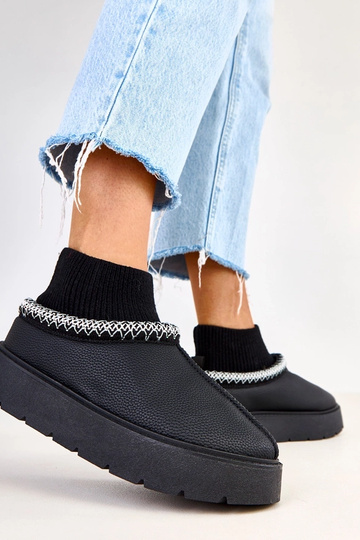 Zwarte sneeuwlaarzen met...