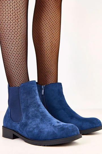 Donkerblauwe platte...