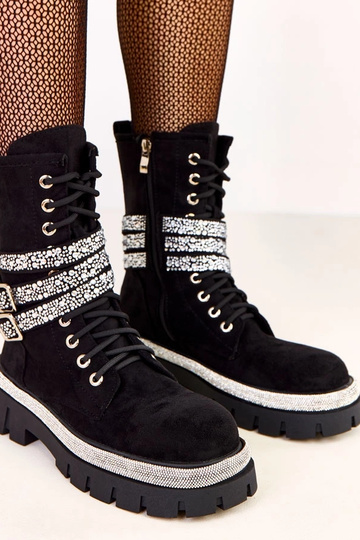 Zwarte elegante trekking...