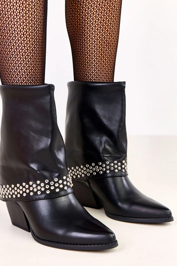 Zwarte cowboylaarzen met...