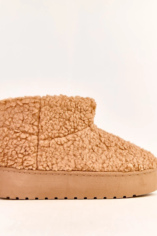 Lichtbruine sneeuwlaarzen met...