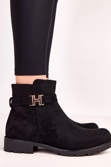 Zwarte dameslaarzen met... 2