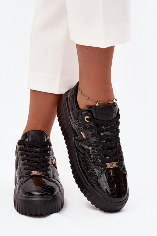 met lakeffect Sneakers model schoenen Dames met platform Lee Cooper LCJ-25-09-3870 zInart met lakeffect Sneakers model schoenen Dames met platform Lee Cooper LCJ-25-09-3870 zInart