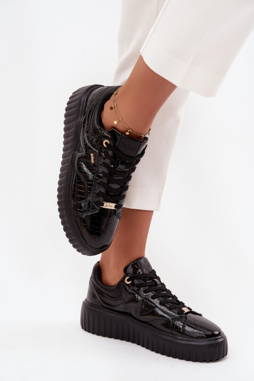 met lakeffect Sneakers model schoenen Dames met platform Lee Cooper LCJ-25-09-3870 zInart met lakeffect Sneakers model schoenen Dames met platform Lee Cooper LCJ-25-09-3870 zInart