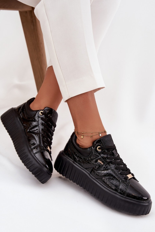 met lakeffect Sneakers model schoenen Dames met platform Lee Cooper LCJ-25-09-3870 zInart met lakeffect Sneakers model schoenen Dames met platform Lee Cooper LCJ-25-09-3870 zInart