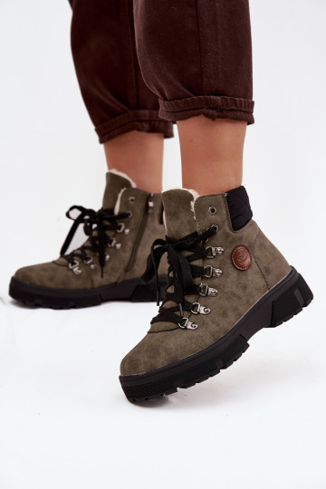 opInarmen schoenen Dames met platform kaki kleuren Zaraine