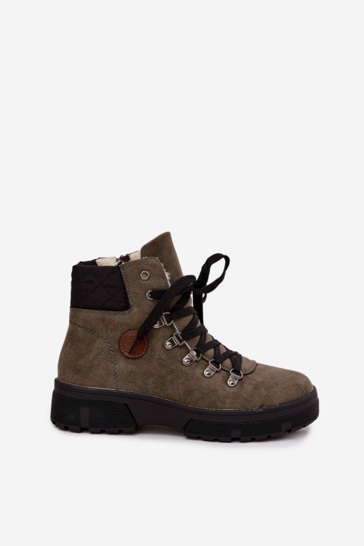 opInarmen schoenen Dames met platform kaki kleuren Zaraine opInarmen schoenen Dames met platform kaki kleuren Zaraine